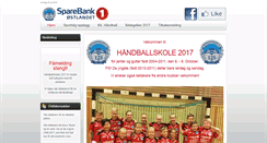 Desktop Screenshot of kil-handballskole.no